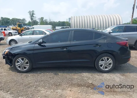 2020 Hyundai Elantra Sel from USA, damaged, VIN KMHD84LFXLU077789